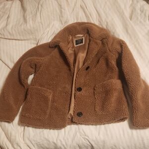 Abercrombie & Fitch Brown Sherpa Jacket